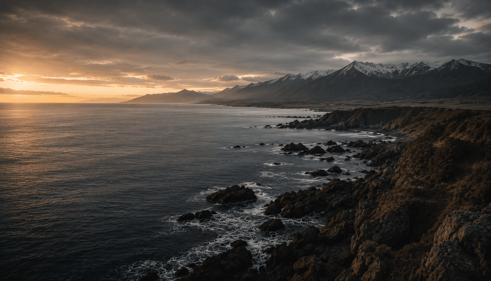 New Zealand coastline