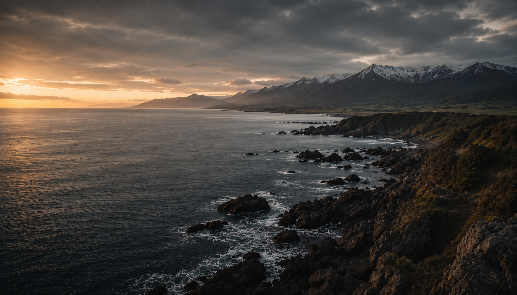 New Zealand coastline